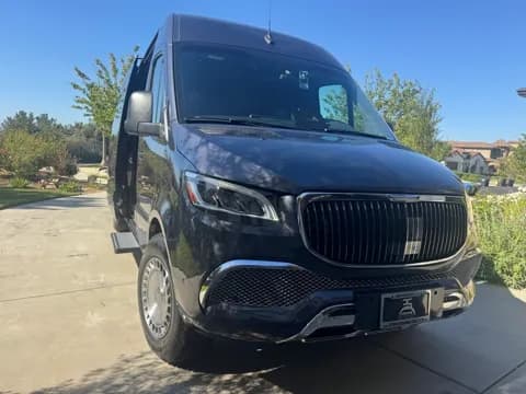 Sunlit executive van grille