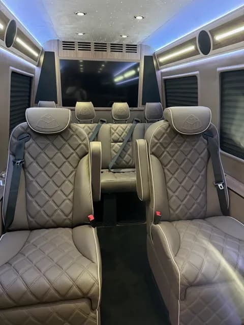 Rear-facing lounge seating